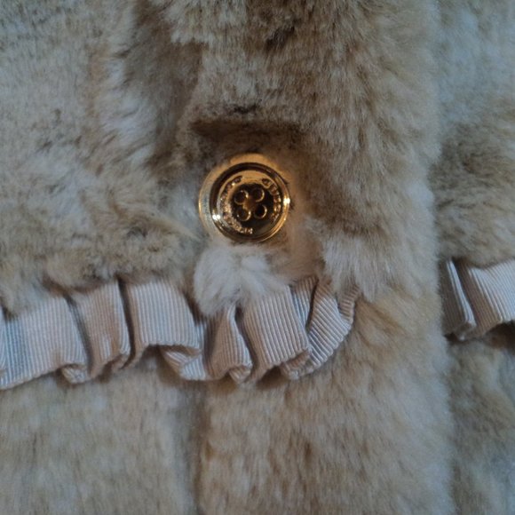 Girl's Juicy Couture faux fur jacket size 12 - Picture 4 of 7